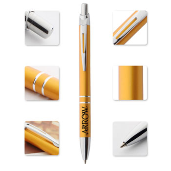 Retractable Metal Ballpoint Pen