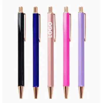 Custom Hexagonal Click Metal Pen