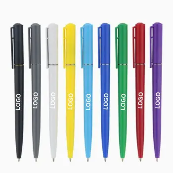 Cheap Hotel Pen Colorful Plastic Twist Ball Pen