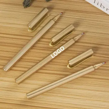 Metal Ball Point Pen Gold Mini Ball Pen for Business