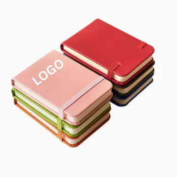 PU Leather Pocket  Hardcover Journal Notepad