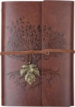 PU Leather Journal Travel Diary Refills Paper Loose Leaf