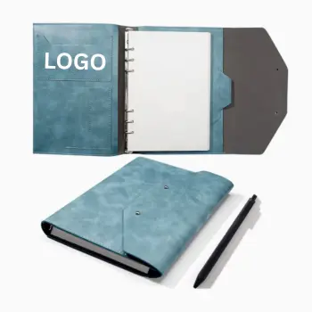 School Promotional Customized PVC Leather Journal Notebook Cover