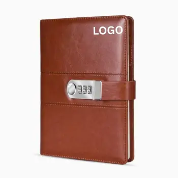 Unique Design  Custom Journal Leather Notebook Lock Diary