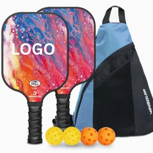 UV Printing on Fiberglass Pickleball Paddle Set