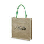 Eco-Friendly Jute Tote With Pocket