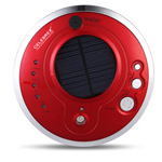 Round Solar Car Air Purifier With Oxygen Anion