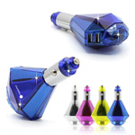 Dual USB Car Air Purifier With Safety Hammer